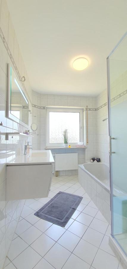 Moderne Ferienwohnung Mit Eigenem Garten Und Traumhaften Blick Wilhelmsthal Luaran gambar
