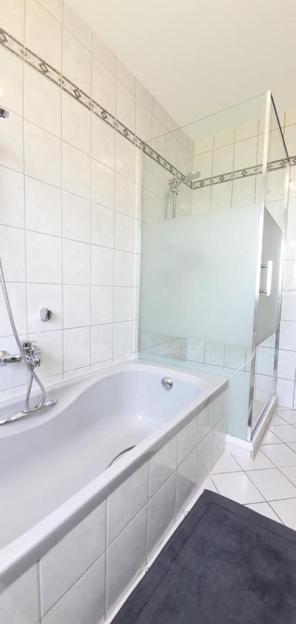 Moderne Ferienwohnung Mit Eigenem Garten Und Traumhaften Blick Wilhelmsthal Luaran gambar
