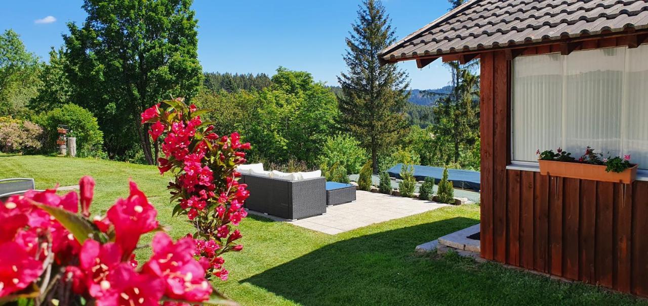 Moderne Ferienwohnung Mit Eigenem Garten Und Traumhaften Blick Wilhelmsthal Luaran gambar